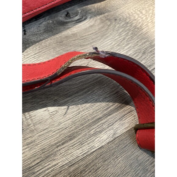 BOC Born Red Summer Faux Leather Shoulder Bag Crossbody Purse Adjustable Straps - Picture 8 of 8
